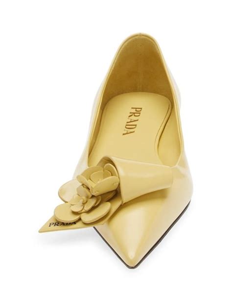 buy flats floral prada|prada loop bouquet toe flat.